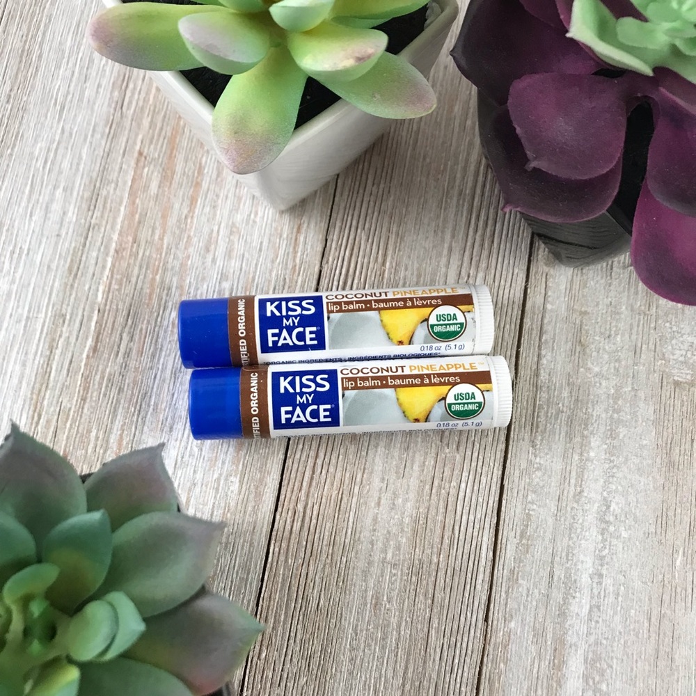 Kiss My Face Lip Balm Organic Coconut Pineapple